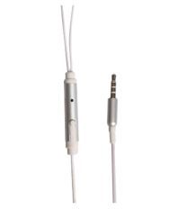 Callmate Metal HQ In Ear Wired Earphones With Mic Silver