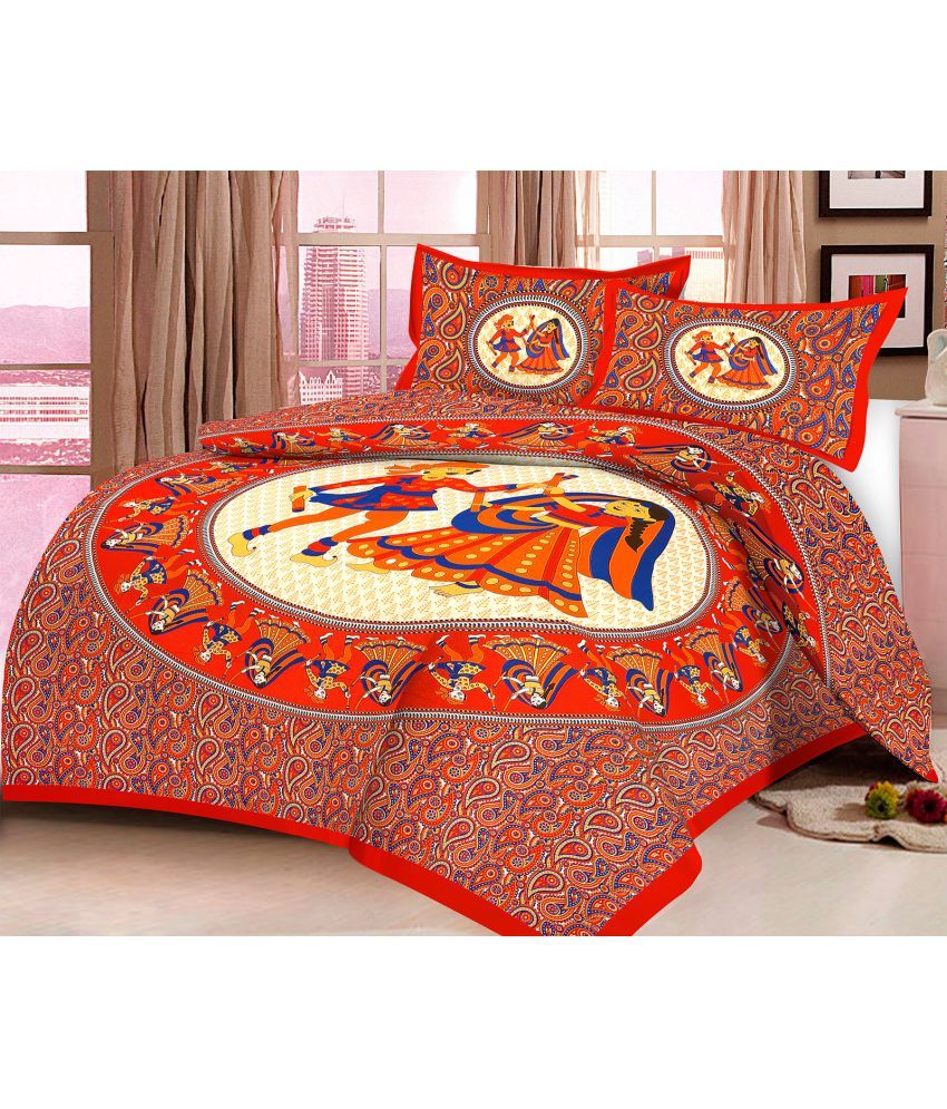 Metro Living Queen Cotton Multi Printed Bed Sheet Buy Metro Living