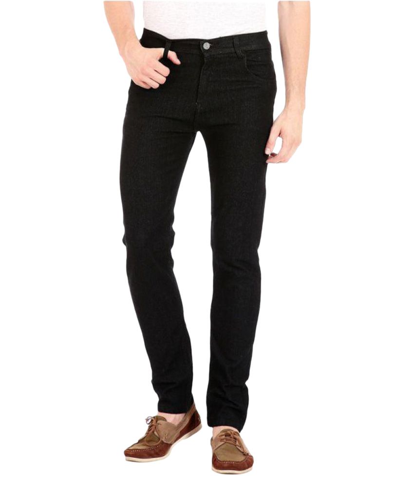     			Urbano Fashion Black Slim Jeans