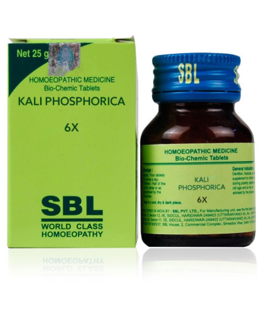 SBL KALI PHOSPHORICUM BIOCHEMIC TABLET 6X Tablet 25 gm Pack Of 2: Buy