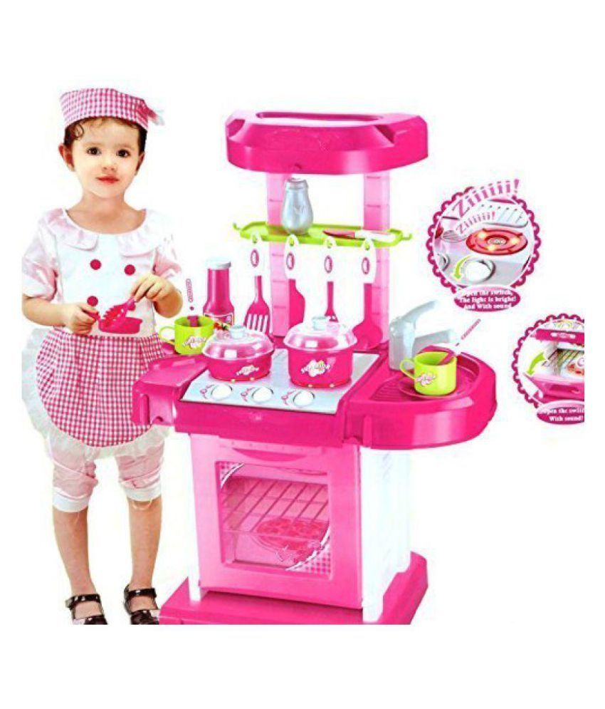  Baby  N Toyys Kids Luxury Battery Operated Kitchen  Cooking  