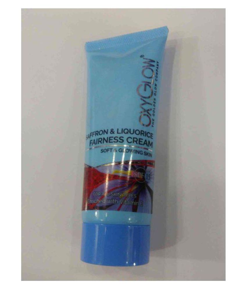 OxyGlow Saffron & Liquorice Fairness Day Cream 60 gm Buy OxyGlow
