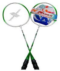 Akjnano-x Badminton Raquet Set of-2