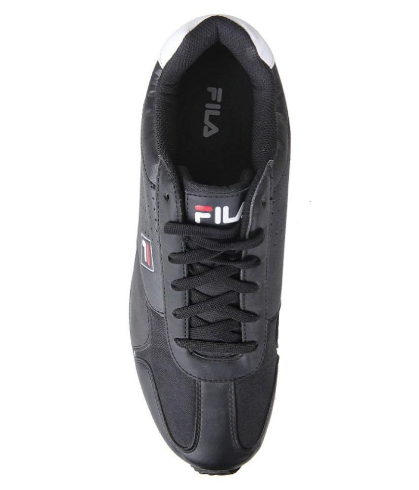 fila black shoes price