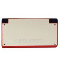 Shrih Slim Design 4000 -mAh Li-Polymer Power Bank Red