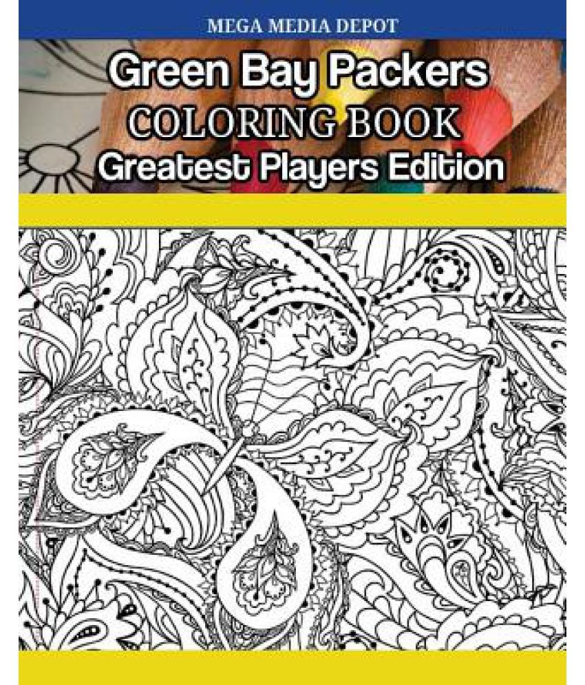 Green Bay Packers Coloring Book Greatest Players Edition: Buy Green Bay ...
