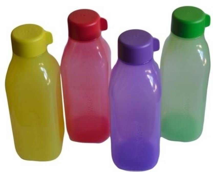     			Tupperware Square Bottles Multicolour 1000 Fridge Bottle Set of 4