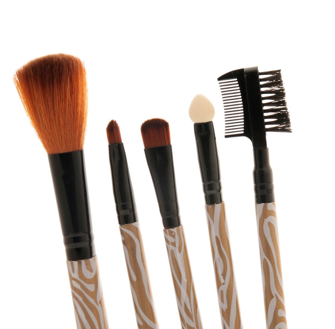 Foolzy Makeup Brush Set Pack of 5 Buy Foolzy Makeup Brush Set Pack