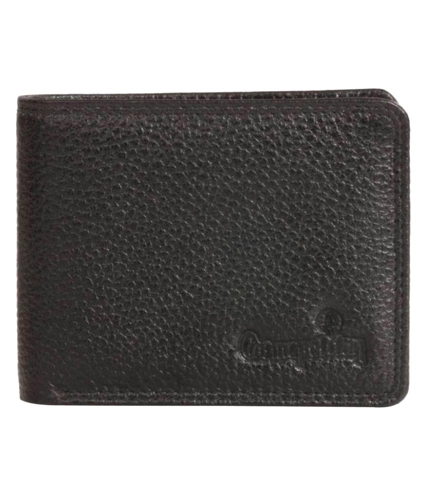 Cosmopolitan Leather Black Formal Regular Wallet: Buy Online at Low ...
