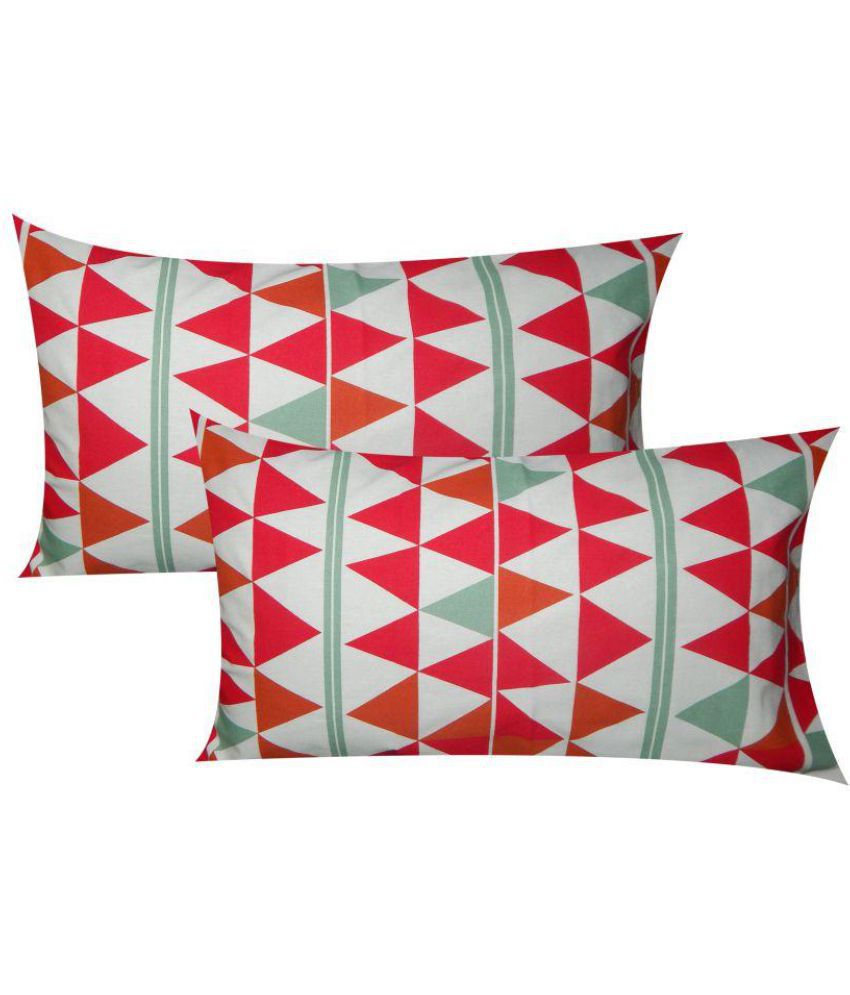     			Home Colors Pack of 2 Multi-Colour Pillow Cover