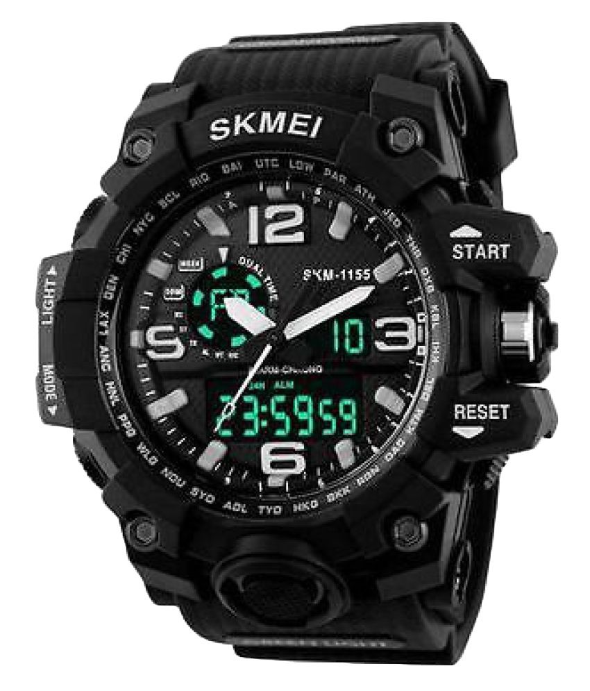 mens black sport watches