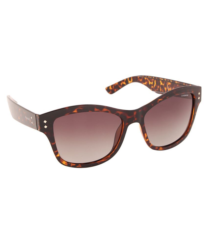 Polaroid Brown Cat Eye Sunglasses Pld 4034 S 086 5494 Buy Polaroid Brown Cat Eye