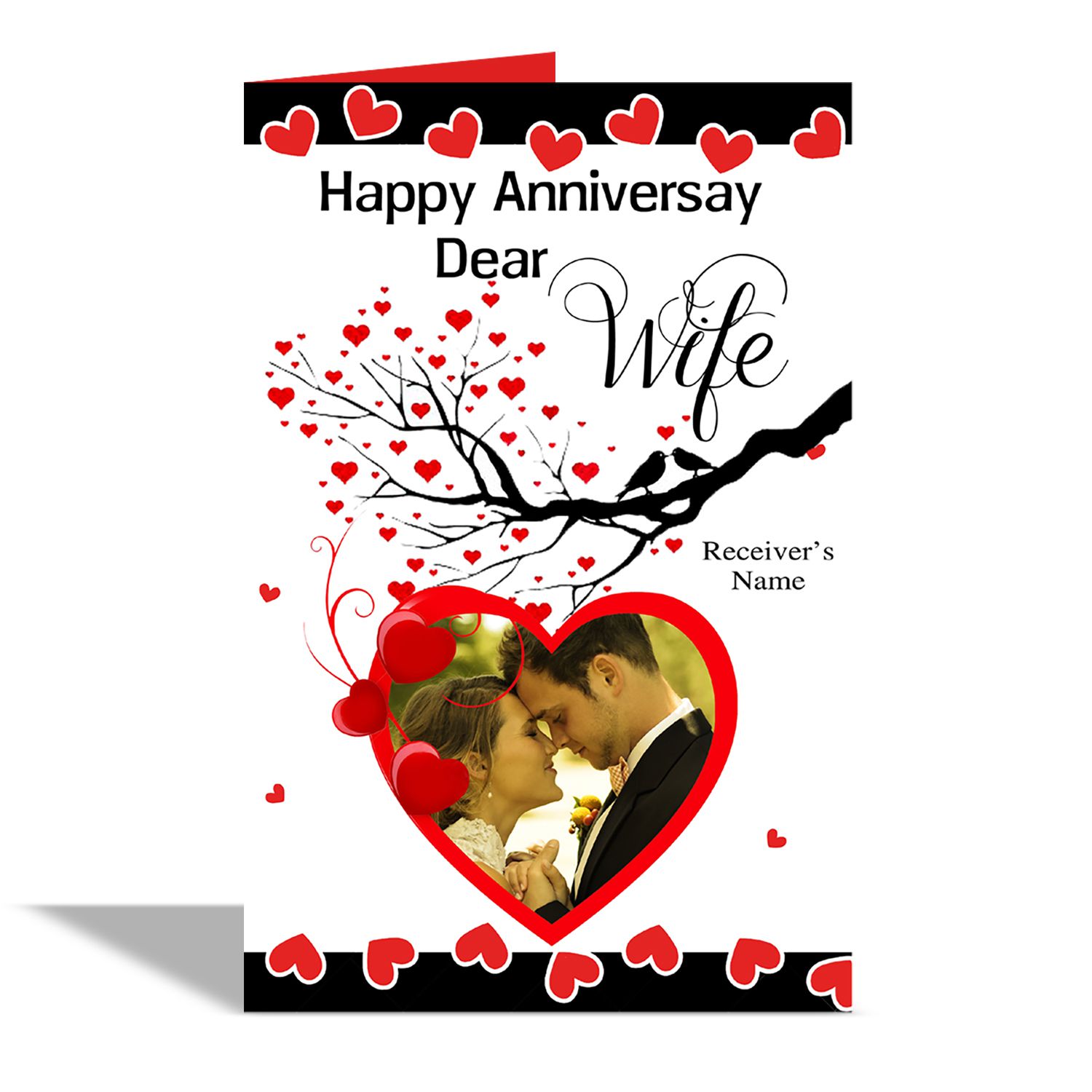 alwaysgift happy anniversary dear wife Greeting Card: Buy Online at