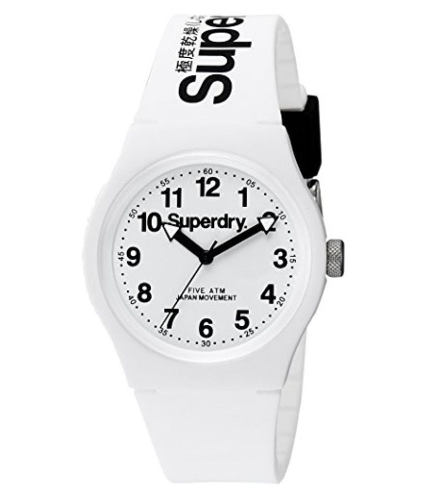 superdry white watch