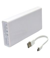 Tecpro Mi 20000 -mAh Li-Ion Power Bank White