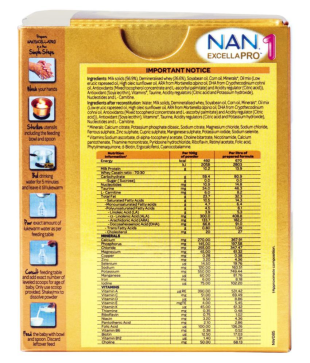 nestle nan excella pro 1