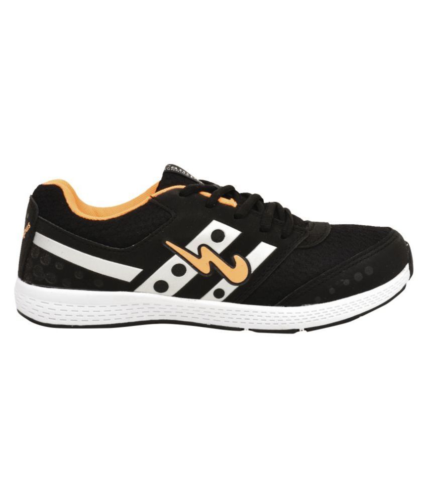 campus sports shoes black