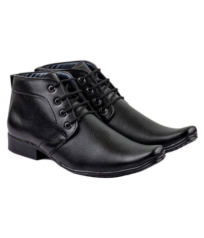 VK Black Derby Genuine Leather Formal Shoes Price in India- Buy VK ...