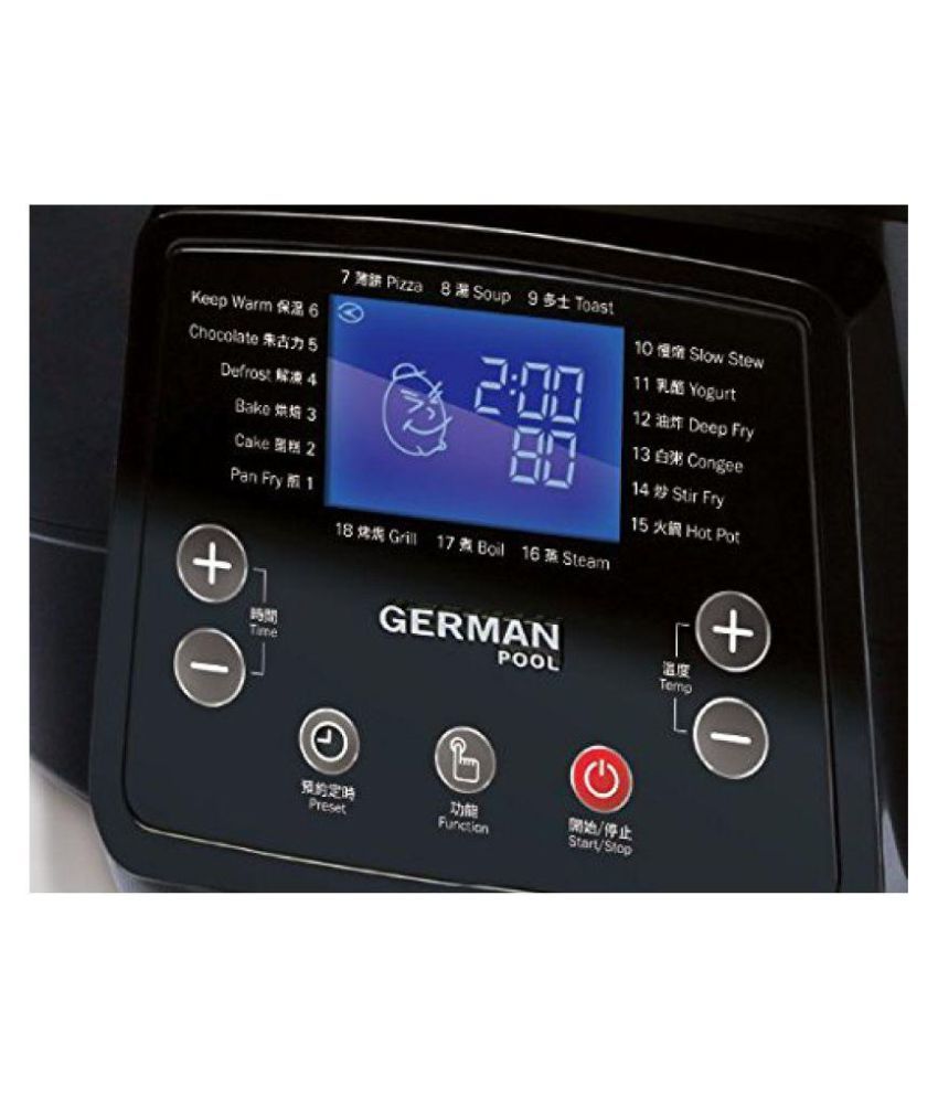 German Pool DFC818 5 Ltr Multi Cooker Rice Cooker Price in India Buy