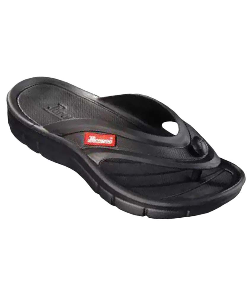 paragon black slippers