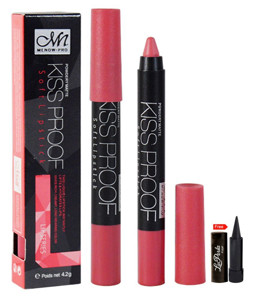 Mn Powdery Matte Kiss Proof Soft Lipstick Good Choice Kajal Pink 4 2x1 Gm Buy Mn Powdery Matte Kiss Proof Soft Lipstick Good Choice Kajal Pink 4 2x1 Gm At Best Prices In India snapdeal