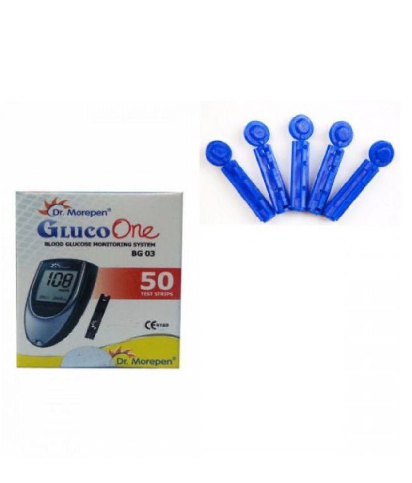 Dr Morepen Dr Morepen 50strips &lancet BG 03 09/2018 Buy Online at