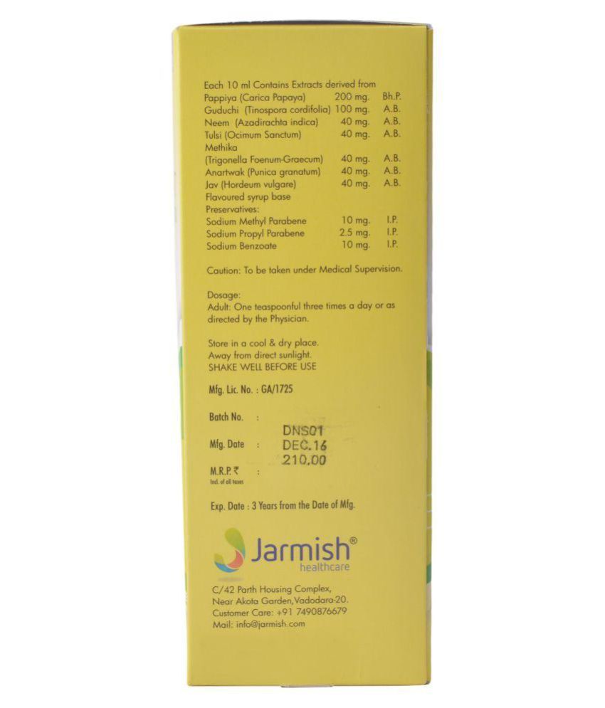 Dentreat Dentreat Papaya leaf Extract Liquid 200 ml Pack Of 1 Buy