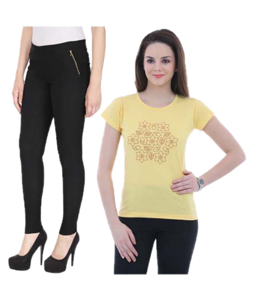 snapdeal jeggings combo