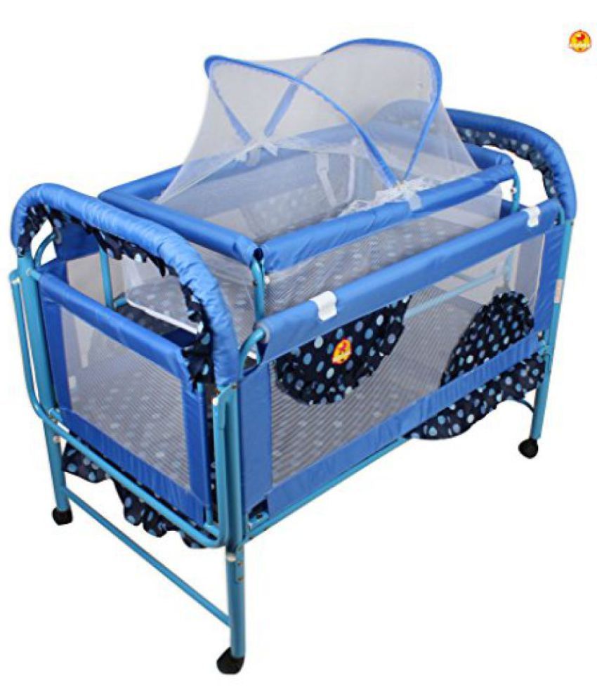 Baybee Maginificia Crib N Cradle (Blue) - Buy Baybee Maginificia Crib N ...