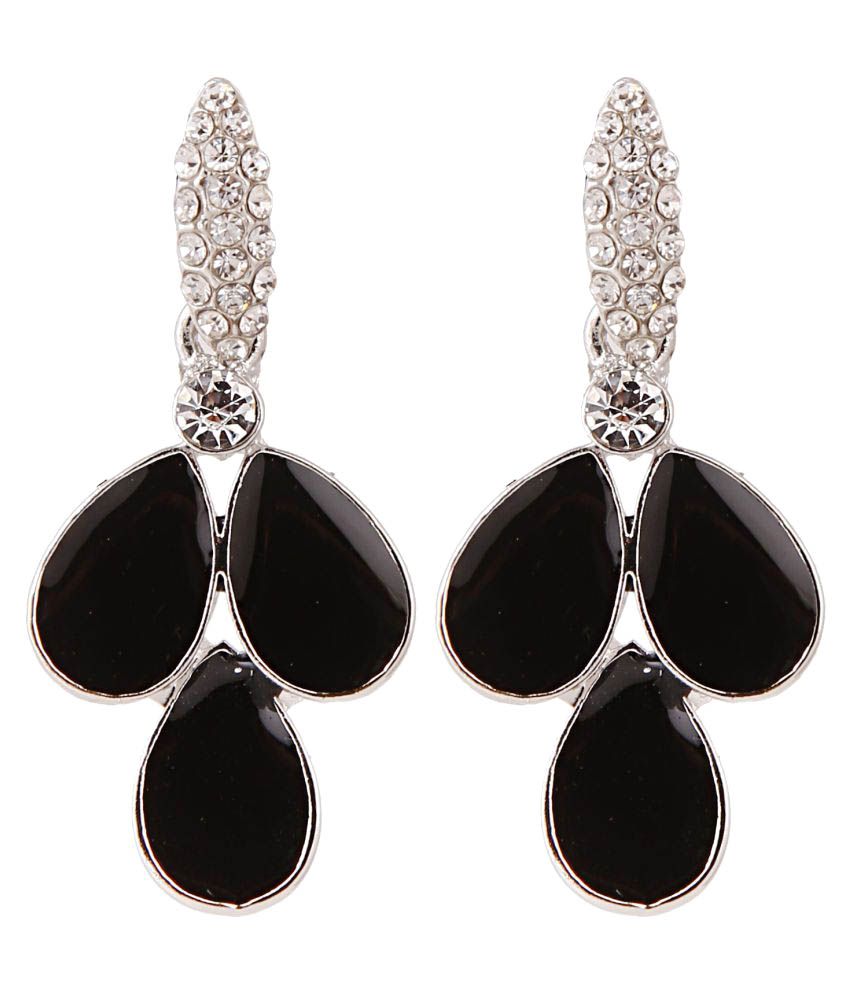 Archi Collection Black Hangings Earrings - Buy Archi Collection Black ...