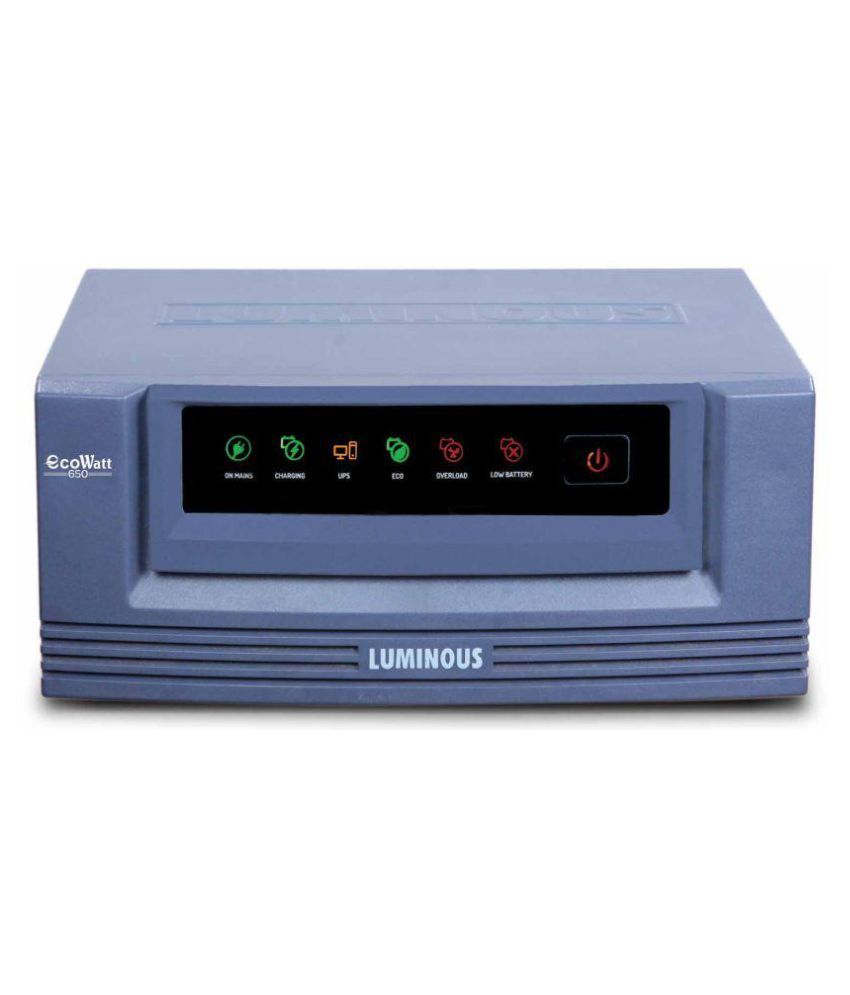 Buy Luminous Eco Watt Plus 650 Pure Sine Wave Inverter (Blue) Online at