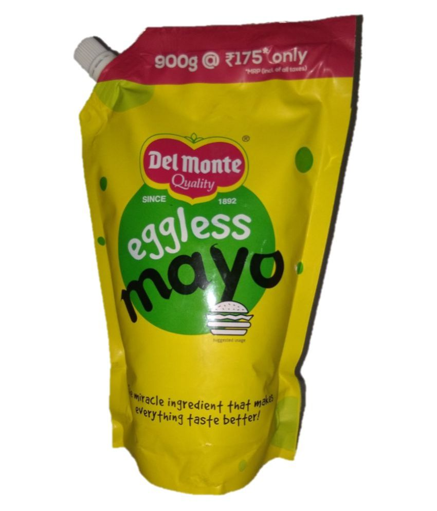 Del Monte Eggless Mayonnaise Sauce 900 gm Pack of 2 Buy Del Monte