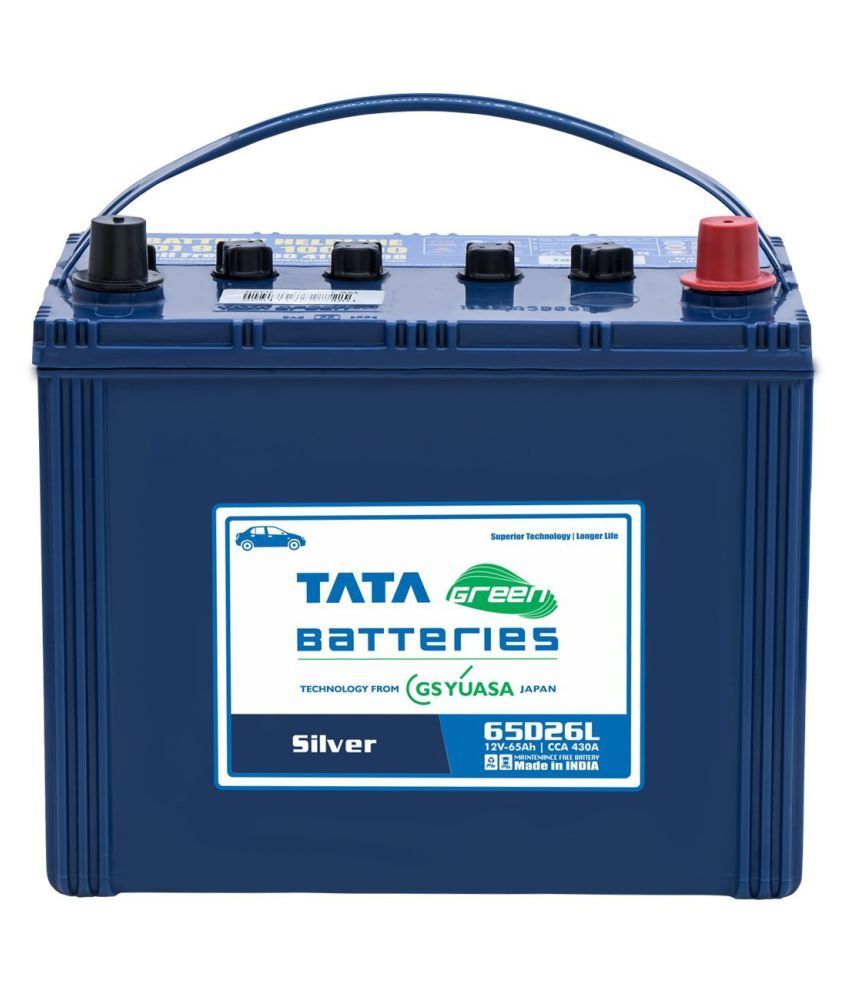 Tata Green Batteries 65 Silver 65D26L Ah Battery Price in India Buy