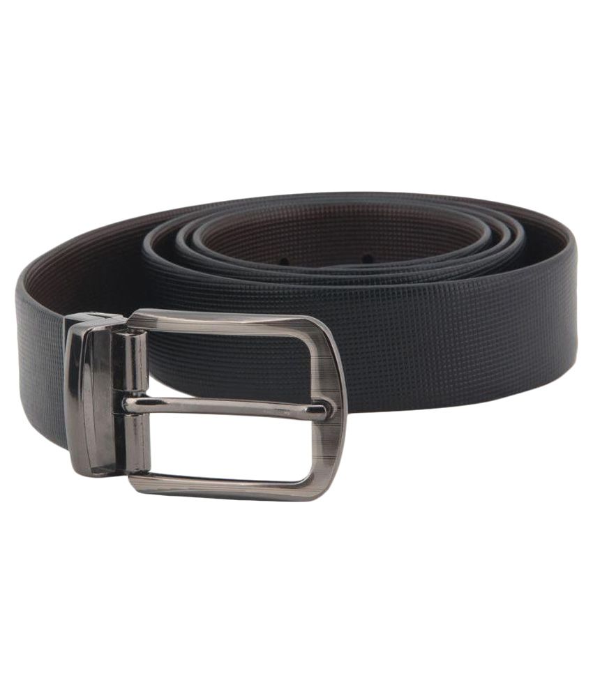 Intouch Black Leather Formal Belts: Buy Online at Low Price in India ...