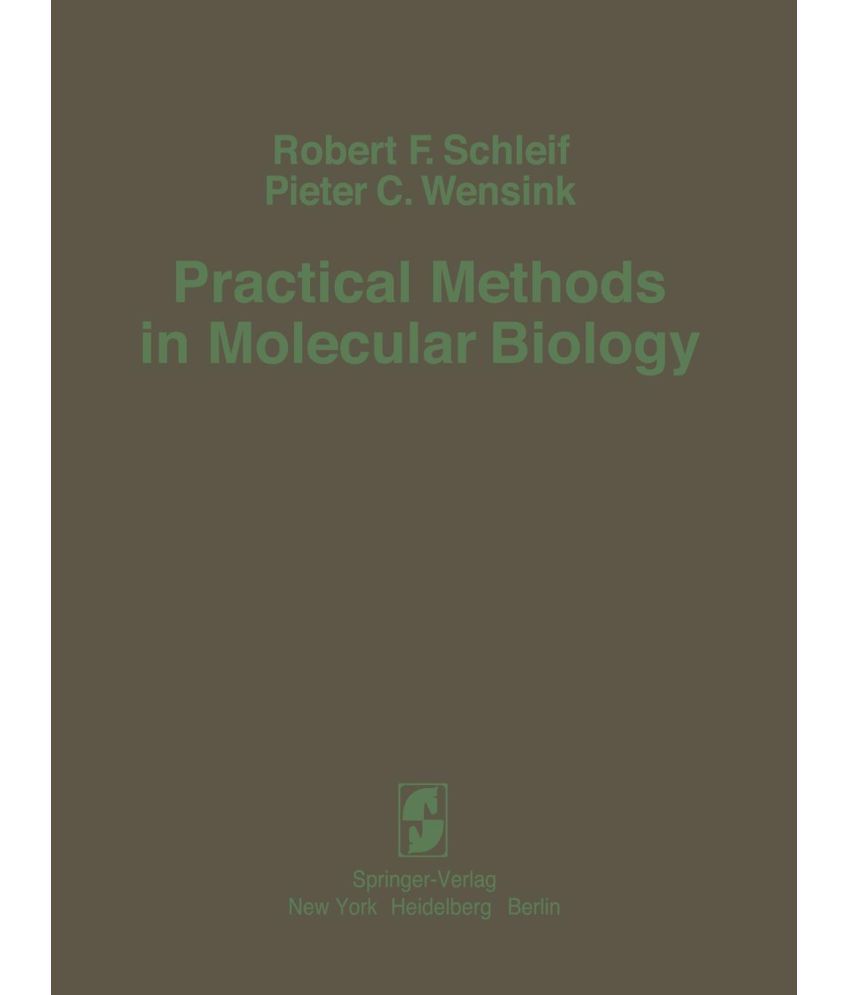 Practical Methods In Molecular Biology Buy Practical Methods In