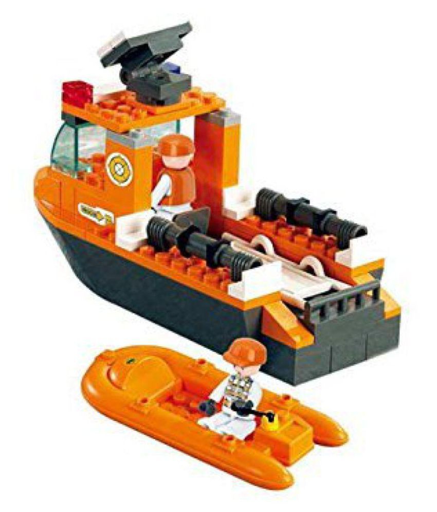 lego rescue boat instructions