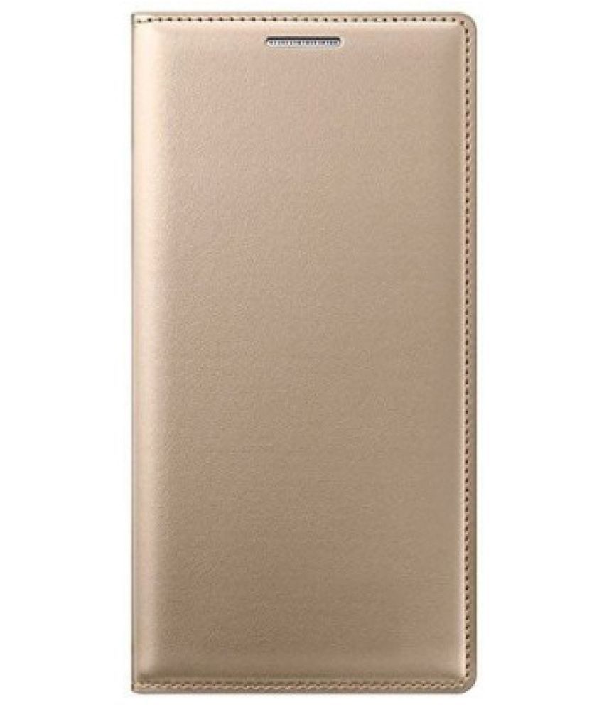     			Samsung Galaxy C9 Pro Flip Cover by Celson - Golden