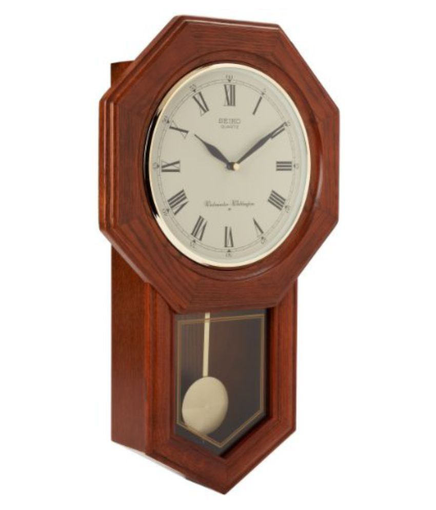 Seiko Wall Pendulum Schoolhouse Clock Dark Brown Solid Oak Case Price In India Buy Seiko Wall Pendulum Schoolhouse Clock Dark Brown Solid Oak Case Online On Snapdeal