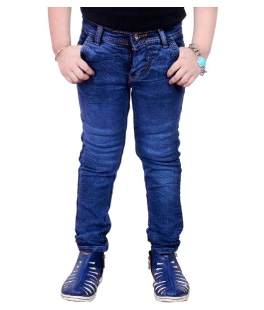 Guchu Boys Blue Jeans - Buy Guchu Boys Blue Jeans Online at Low Price ...