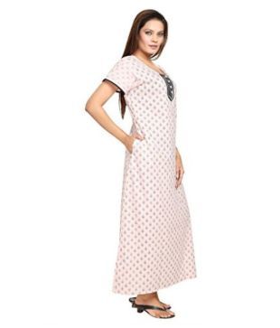 front open cotton nighty online