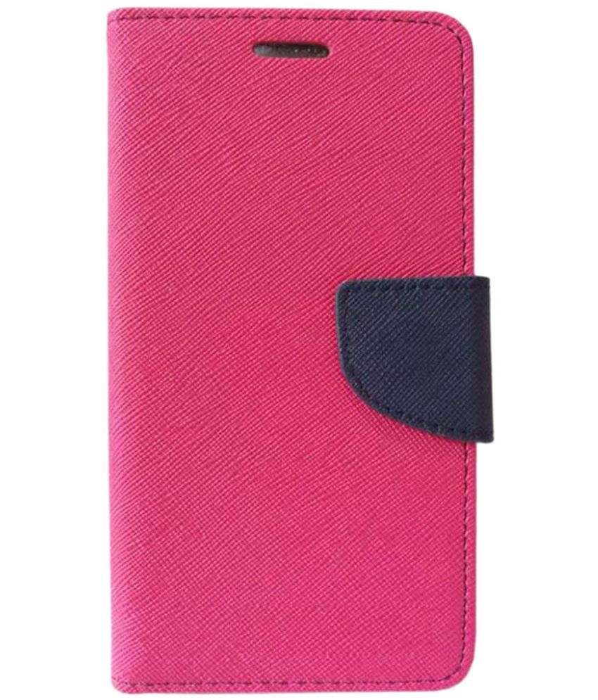 Vivo V1 Flip Cover by Doyen Creations Pink Flip Covers Online at
