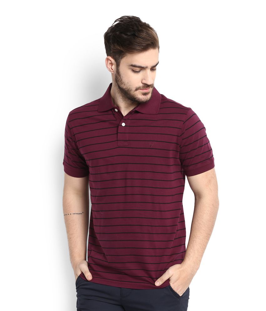 high neck maroon top