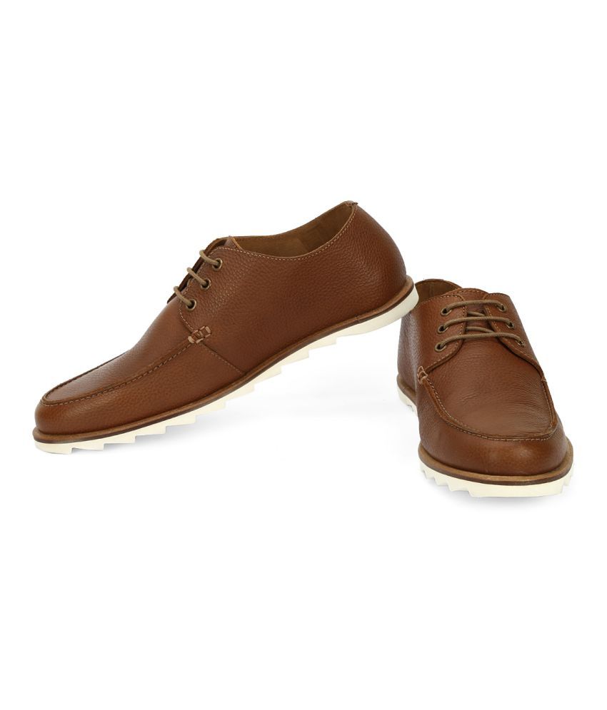 allen solly tan shoes