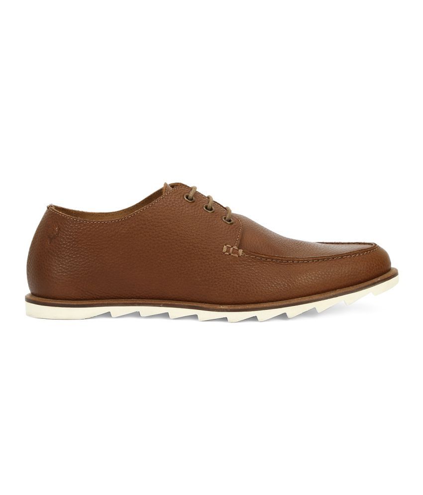 allen solly tan shoes