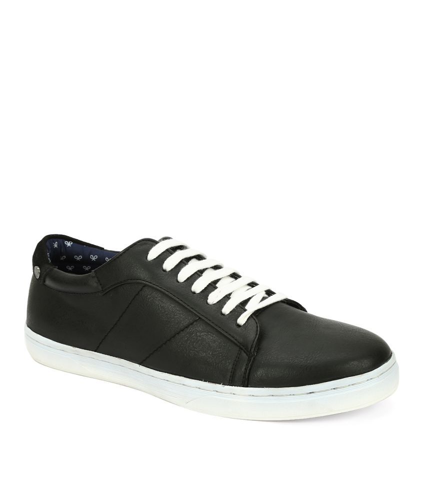 allen solly black casual shoes