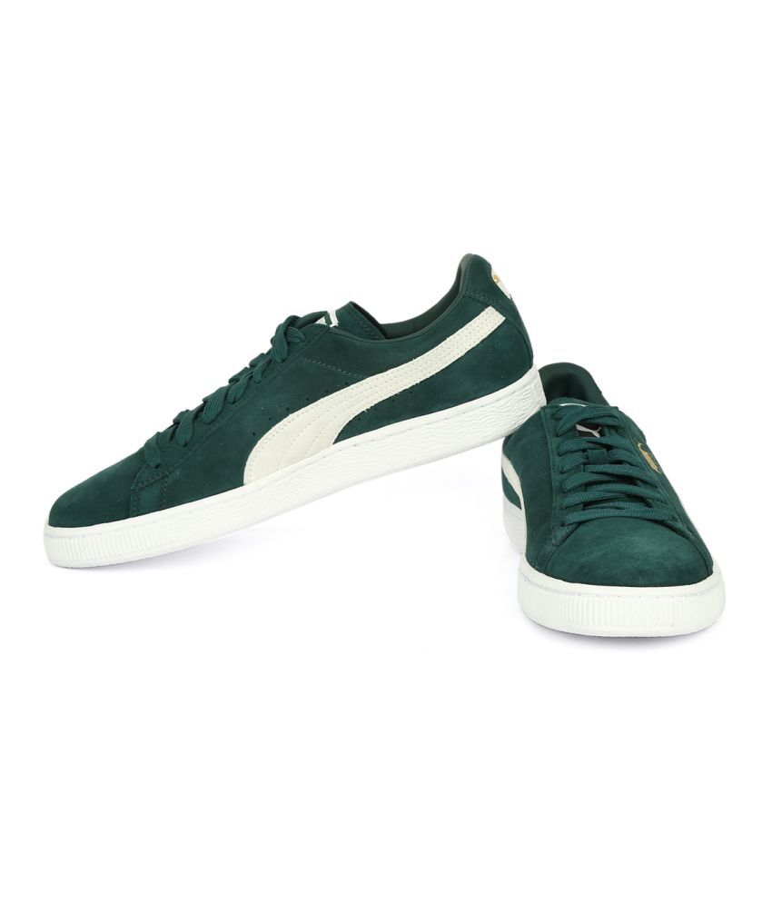 Puma Suede Classic Green Casual Shoes - Buy Puma Suede Classic Green ...