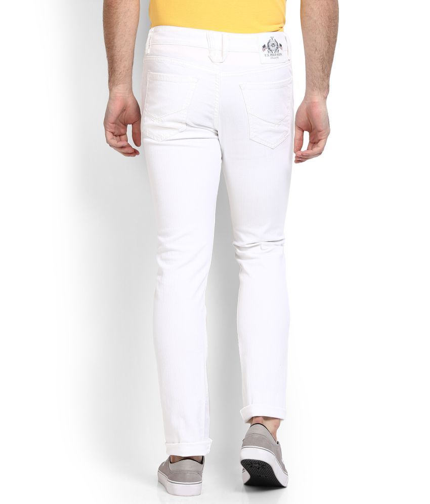 us polo white jeans