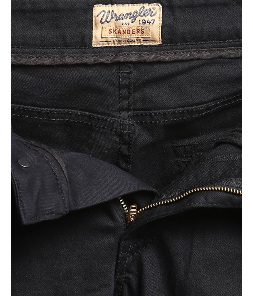 wrangler black slim fit jeans