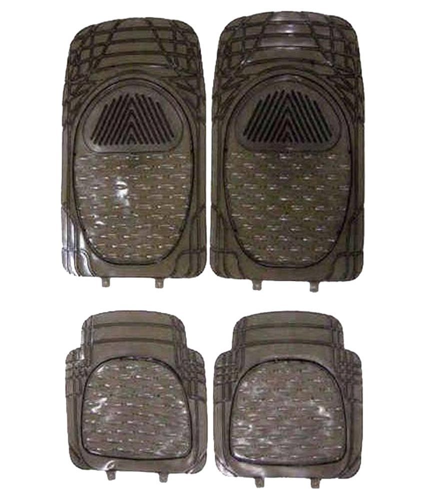 A2D 2D Synthetic Car Foot Mats Set of 4 Black Buy A2D 2D Synthetic Car
