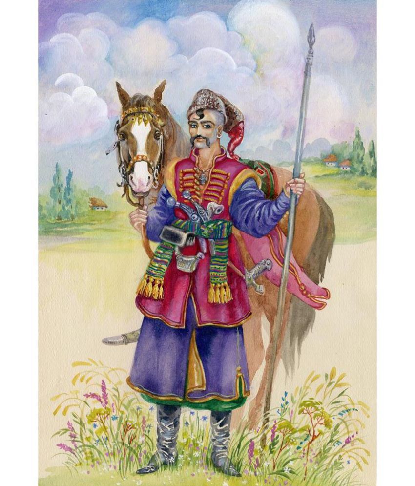 Украинский казак рисованный